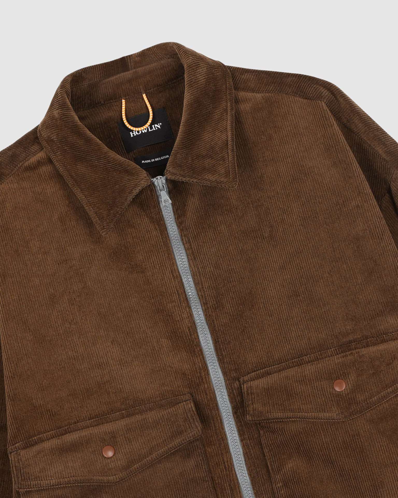 Boxy Swing Jacket For Women - Corduroy - Brown (Women) - Image 4