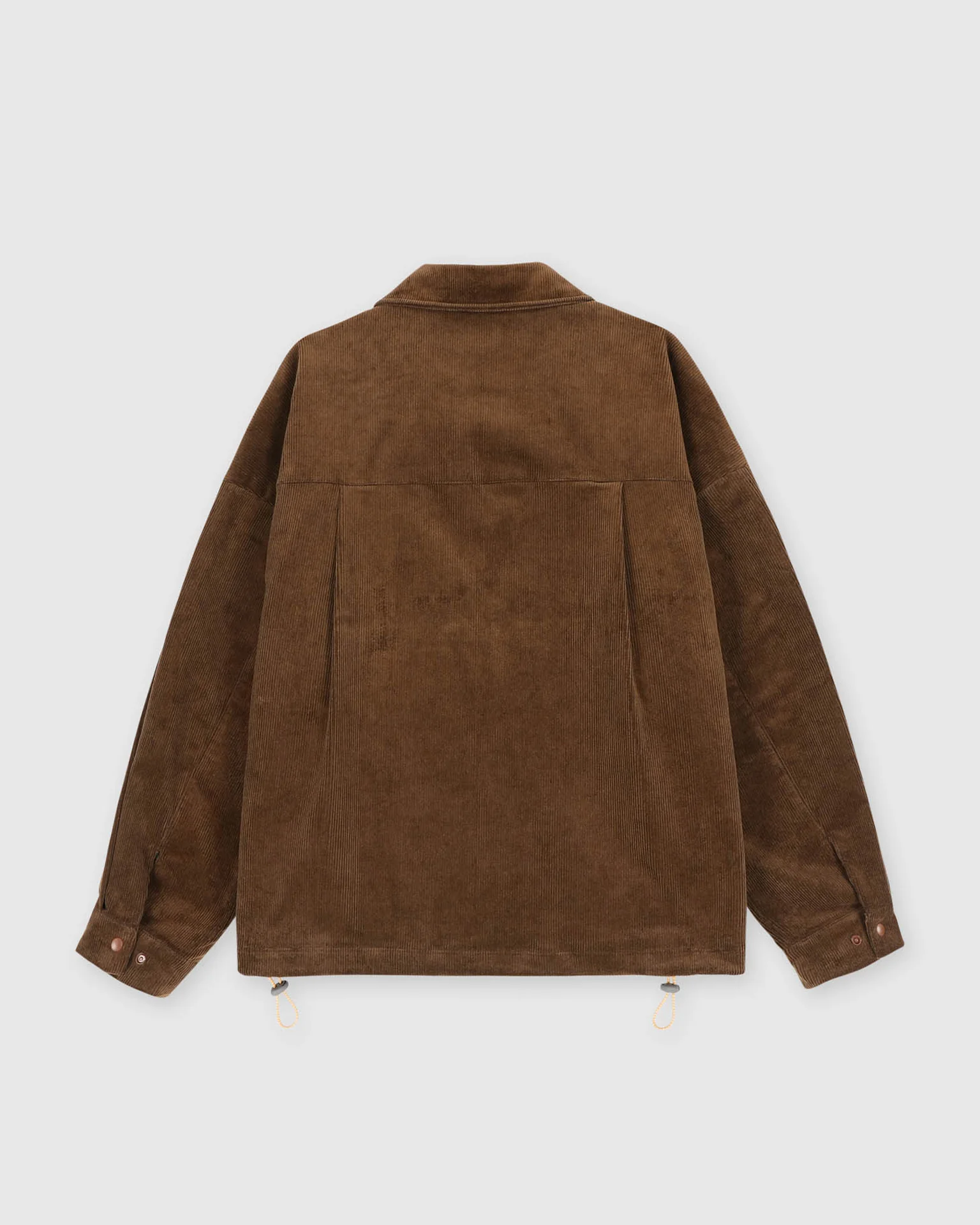 Boxy Swing Jacket For Women - Corduroy - Brown (Women) - Image 8