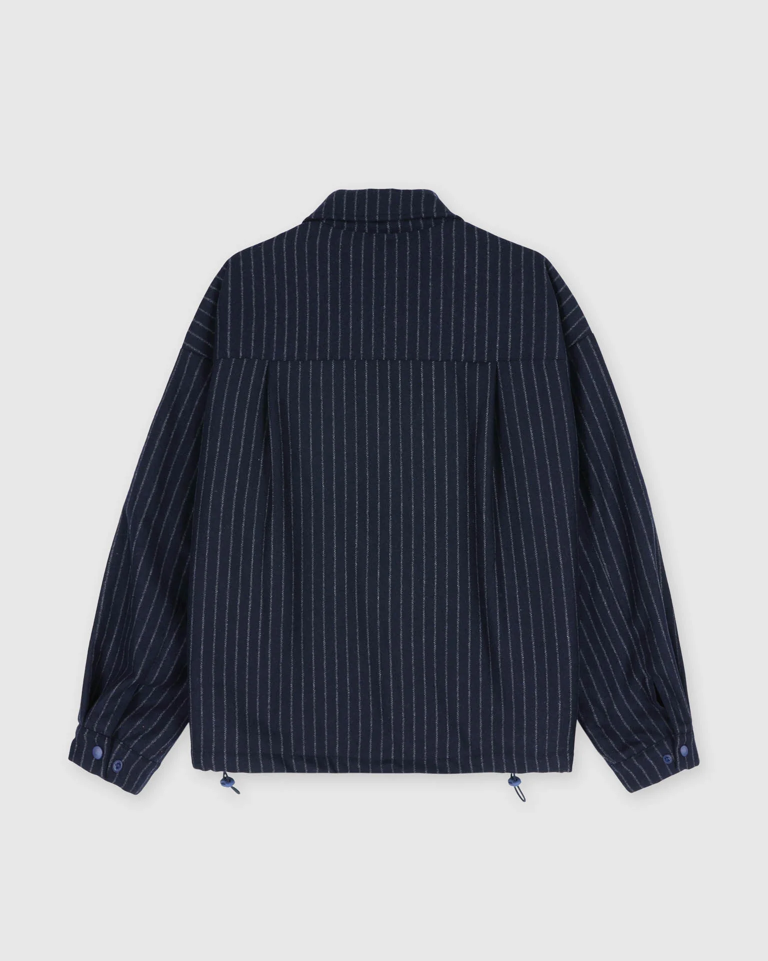 Boxy Swing Jacket - Wool - Striped - Image 7