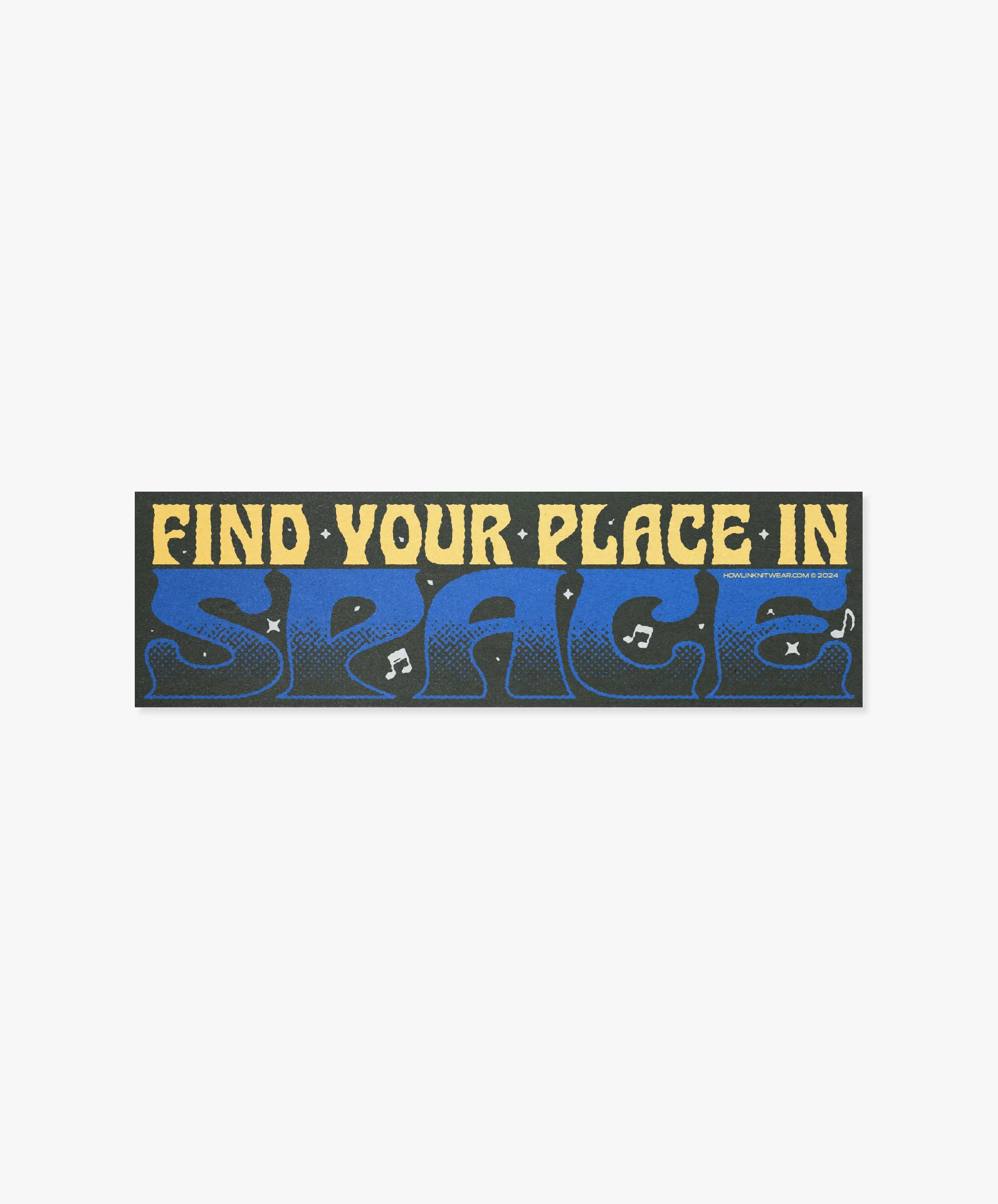 Find Your Place In Space Bumper Sticker - Image 3