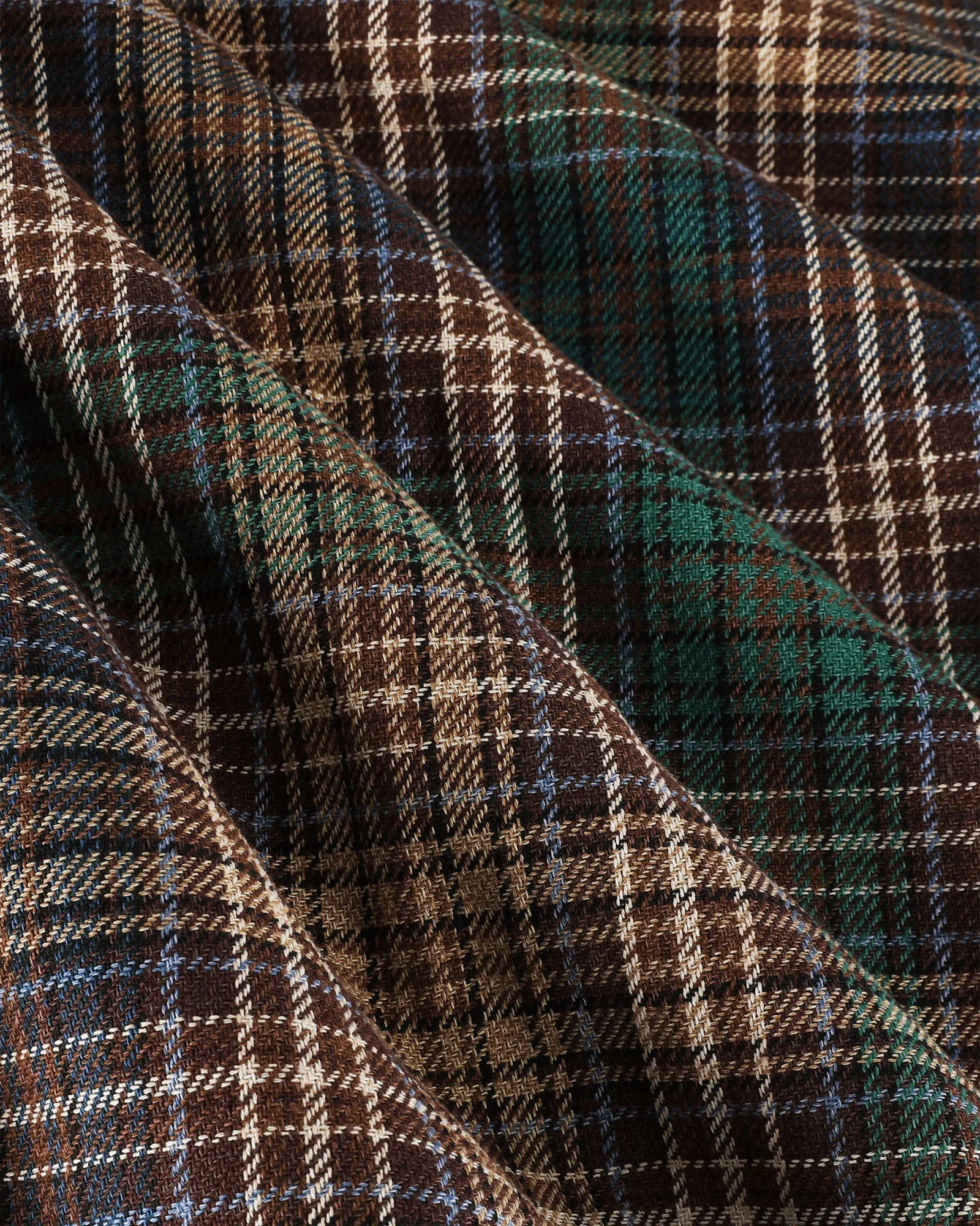 Cocktail Shirt - Japanese Twill Check - Brown - Image 5