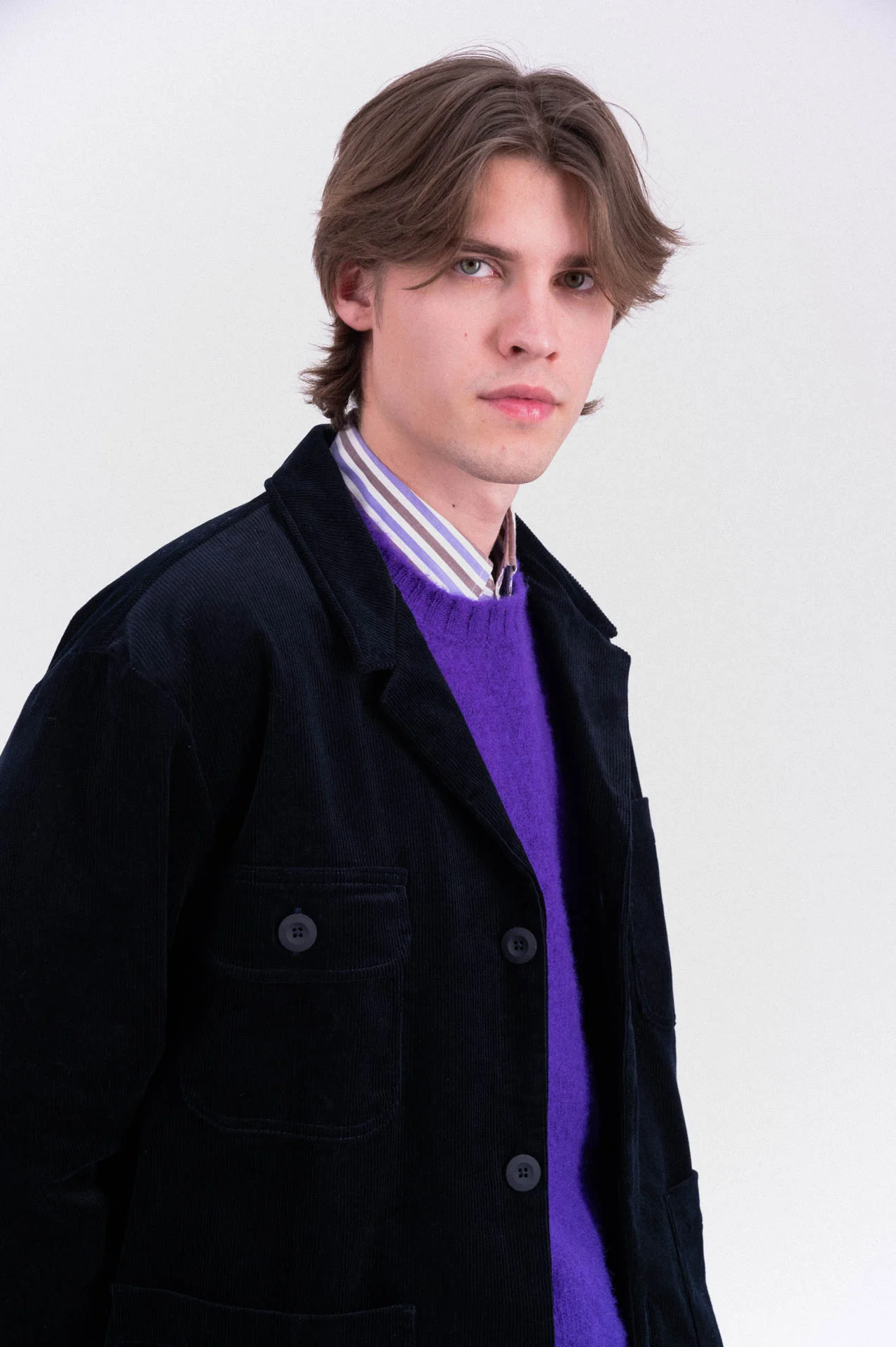Cosmic Blazer Deluxe - Corduroy - Dark Navy - Image 4