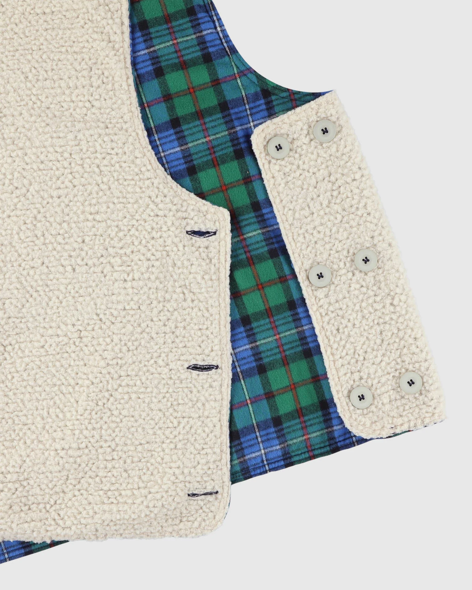 Cosmic Vest - Tartan - Blue - Image 8