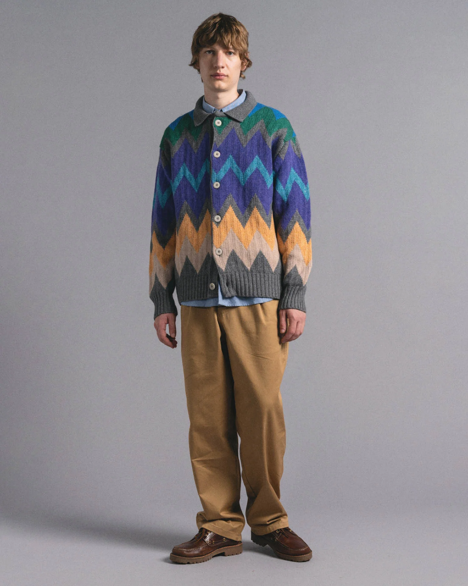 Dark Star Cardigan - Steely Cloud - Image 3