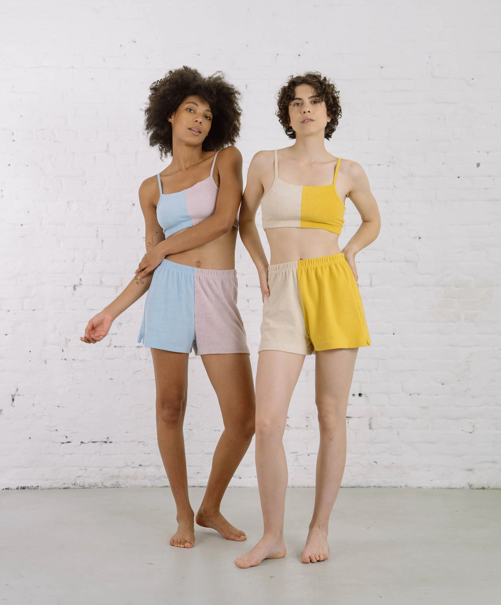 Flaming Grooves Shorts - Daffodil (Women) - Image 3