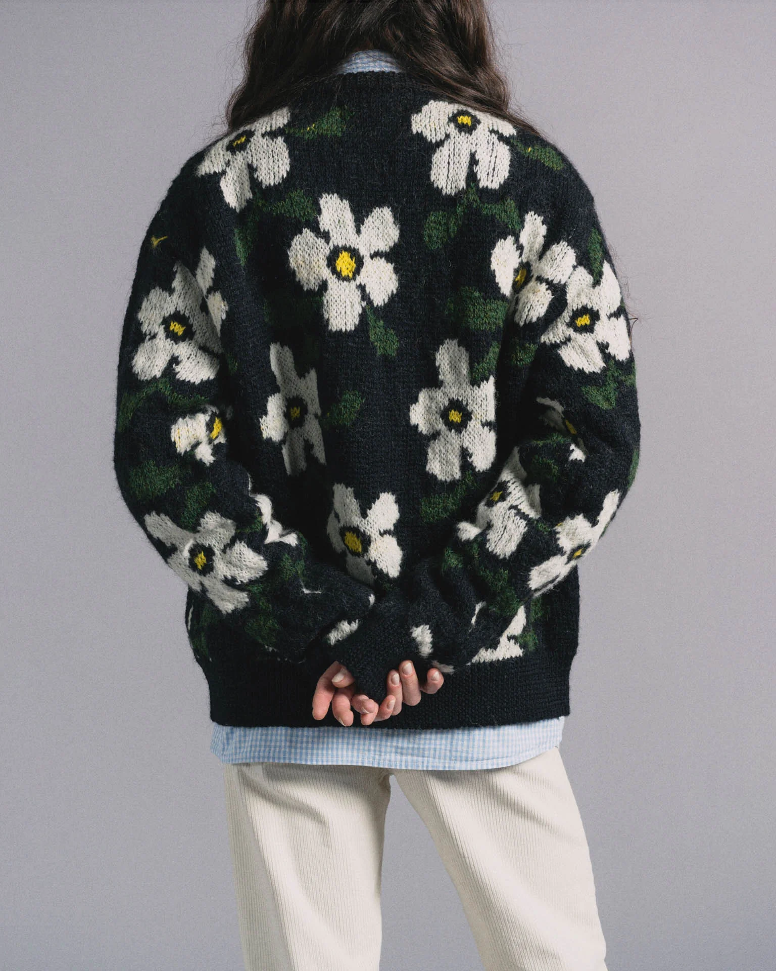Flowers In Space - Navy (Women) - Image 3