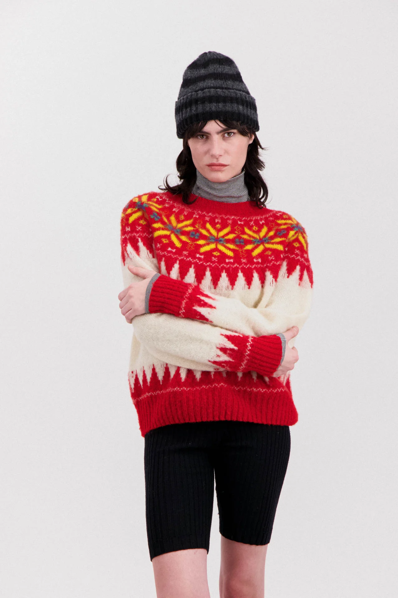 Love On A Knitted Train - Flaming Red (Women) - Image 3