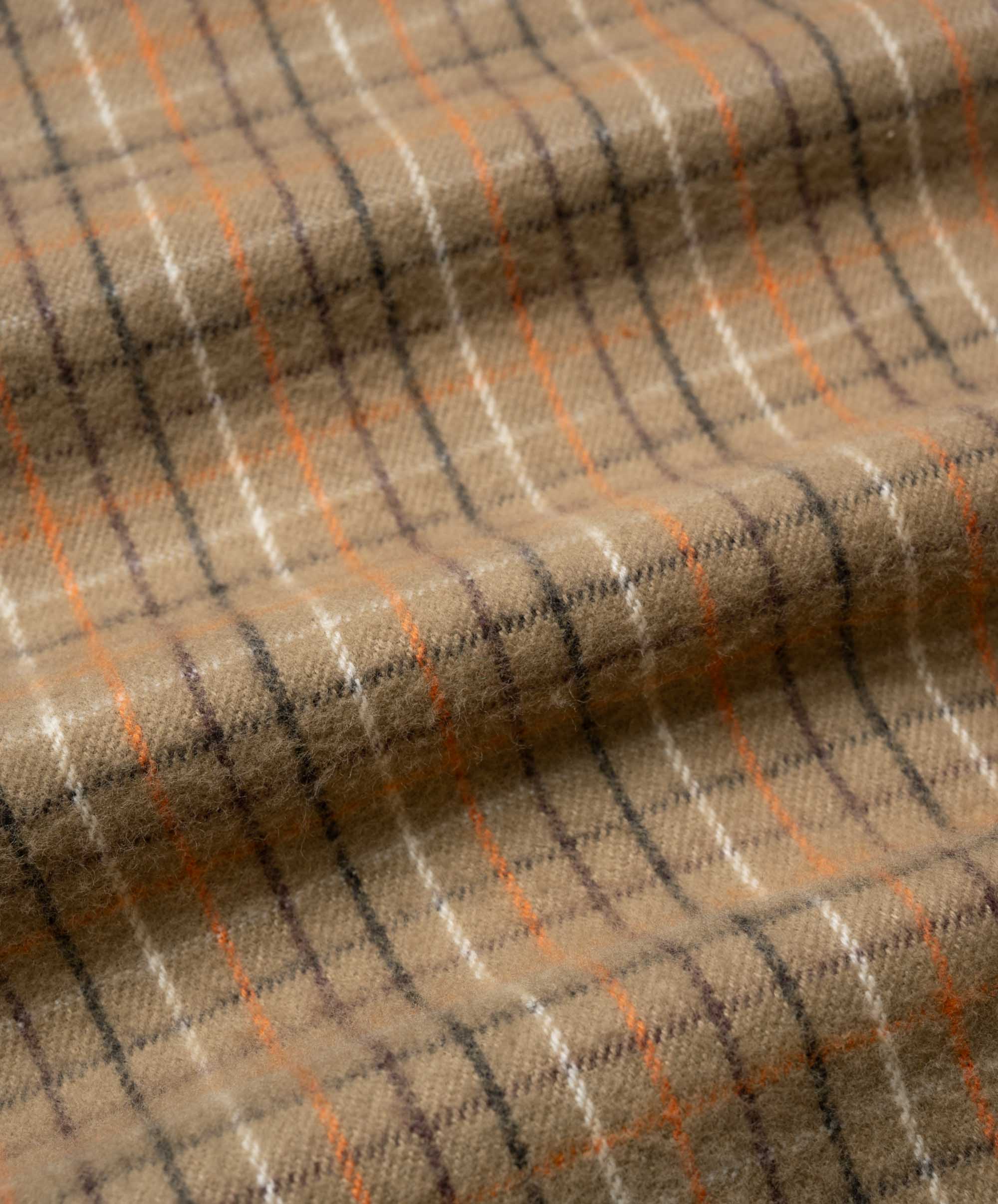 Love Pants - Brushed Japanese Cotton Check Camel (Women) - Image 5