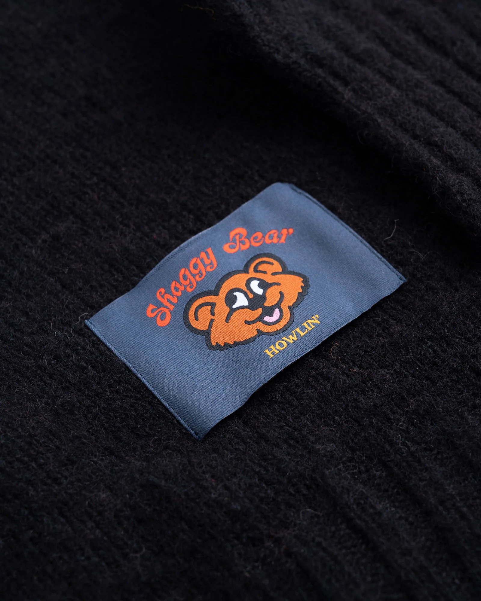 Shaggy Bear Cardigan - Black - Image 3