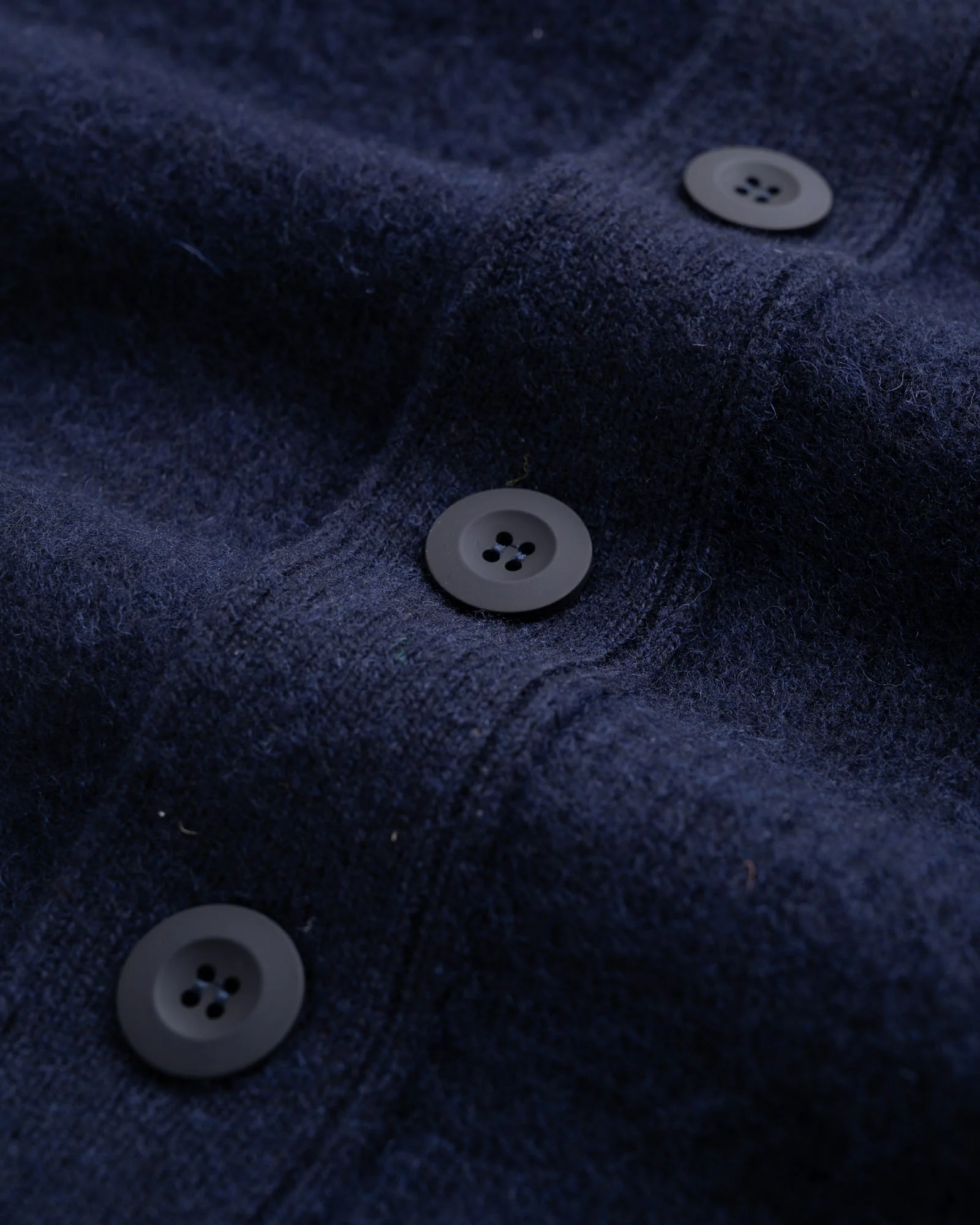 Shaggy Bear Cardigan - Navy - Image 4